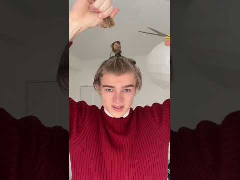 Cutting my hair - fringe