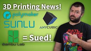 Bambu Lab Sued! New Printers And Products! | 3D Printing News!
