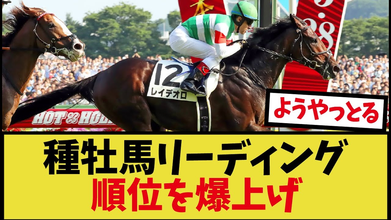 「種牡馬レイデオロが覚醒してる」に対するみんなの反応集