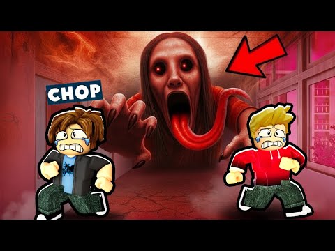 ROBLOX CHOP AND FROSTY RUN FROM PETA PETA HORROR HOUSE