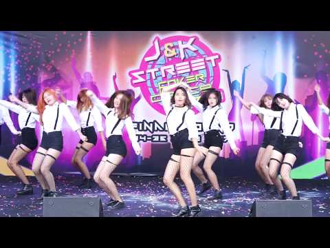 170624 Pretzel Cover Pristin - Wee woo & 여보세요 & Bang ! @ JK Street cover dance