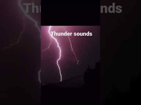 Thunder sounds