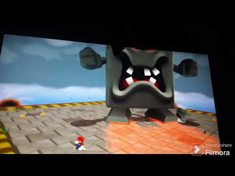 whomp king boss fight/ Super Mario Galaxy 2/ lyrics