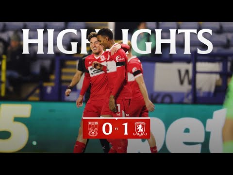 Highlights | Sheffield Wednesday 0 Boro 1 | Matchday 11