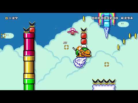 Mechakoopa Acrobatics by bran98 [Super Mario Maker 2]