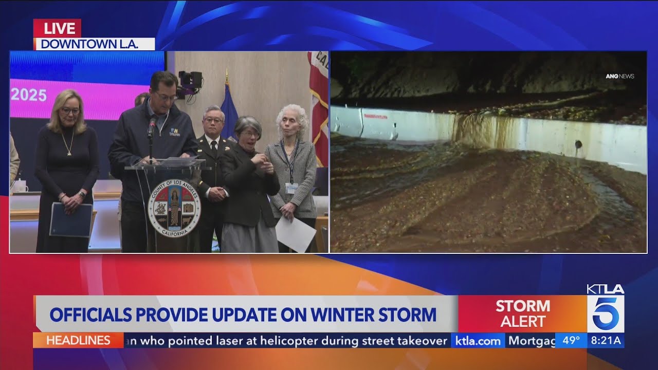 SoCal braces for heavy rain, potential mudslides