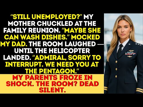 My Parents Mocked Me at the Family Reunion - Until The Helicopter Landed: “Admiral… We Need You.”