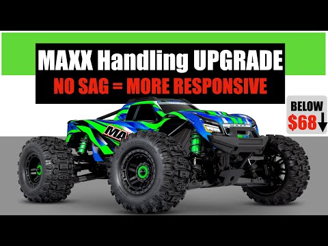 Traxxas MAXX - Massive Handling Upgrade - Under $68.00 - Eliminate Sag = More Responsive !
