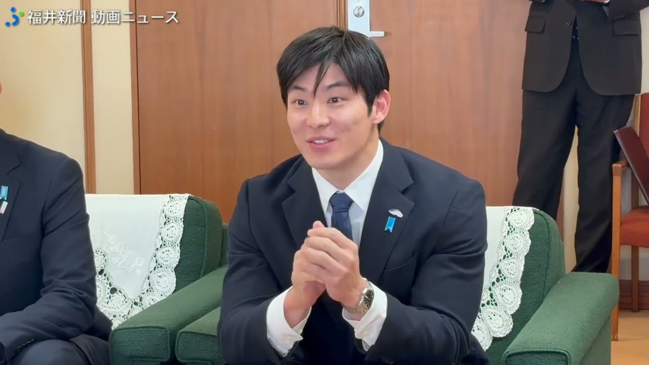 元外務省職員の実力発揮…石田嵩人・福井県知事が海外からの来客に通訳なしで英語で対応