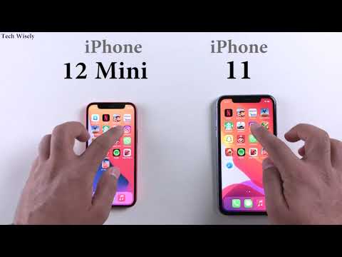 iPhone 12 Mini vs iPhone 11 : Speed Test + Size Comparison + Ram Management