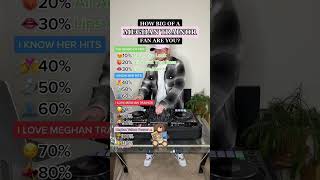 MEGHAN TRAINOR SONG CHALLENGE! How Many Do You Know? 📈👑 #meghantrainor #music #shorts