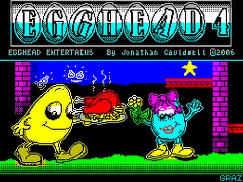 REVIEW OF EGGHEAD ENTERTAINS (SPECTRUM 48K/128K/ZX VEGA, CRONOSOFT, 2005)
