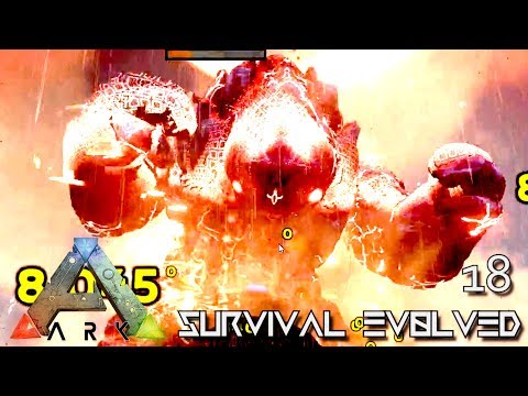 ARK: SURVIVAL EVOLVED - MAGUMA GUARDIAN DEITY OF FIRE BOSS !!! E18 (MODDED ARK EXTINCTION CORE)