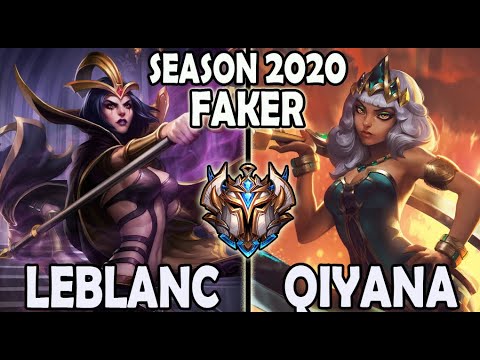 Faker LEBLANC vs QIYANA [ MID ] Lol Ranked Korea