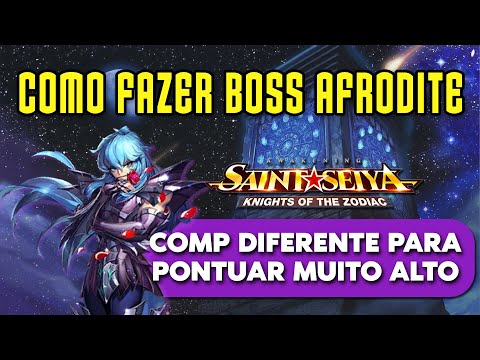 COMO FAZER O BOSS AFRODITE- 12 TEMPLOS DE HADES - SAINT SEIYA AWAKENING