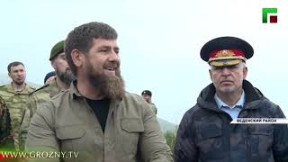 Рамзан Кадыров совершил рабочую поездку в горы Веденского района
