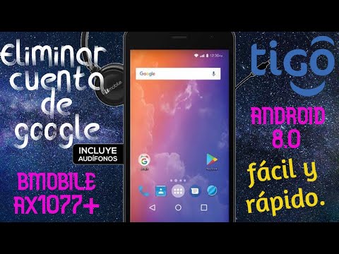 como eliminar CUENTA GOOGLE Bmobile ax1077 PLUS ✅✅