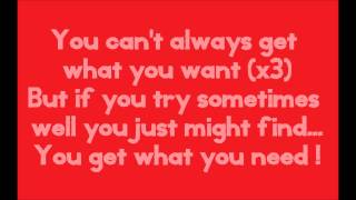 The Rolling Stones - You Can't Always Get What You Want (lyrics)