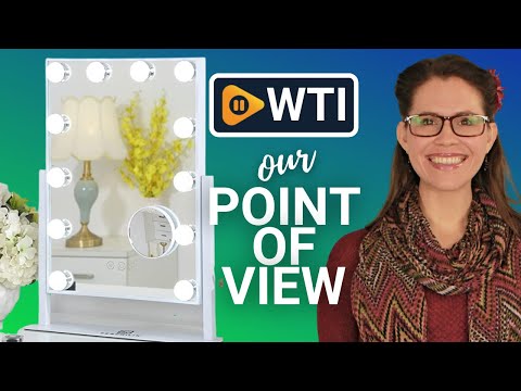 FENCHILIN Lighted Makeup Mirrors - WTI product video review