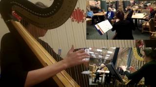 Harp Christmas Concert at St. Mary's Court with harpist Sarah Jensen