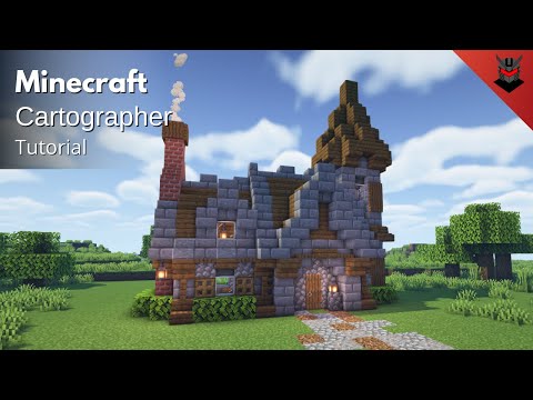 Mechitect - Minecraft: How to Build a Medieval Cartographer House | Medieval House (Tutorial)