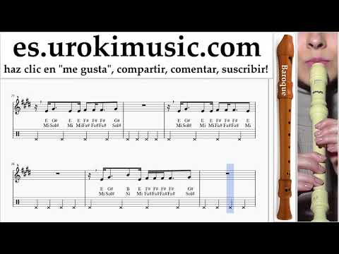 Tutorial de flauta dulce B. Camila Cabello - All These Years Clases Notas um-ih927