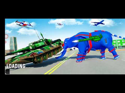 Flying Elephant Robot Car Game Dino Robot Transforming Gameplay #Bettle_Gaming_Channel