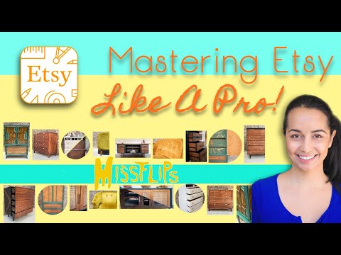 Part of a video titled How To Sell Furniture On Etsy | My Top Tips! - YouTube