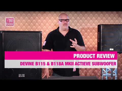 Review Devine B115 & B118A MKII actieve subwoofer met driekanaals versterker