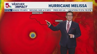Extremely dangerous Hurricane Melissa pounding Jamaica