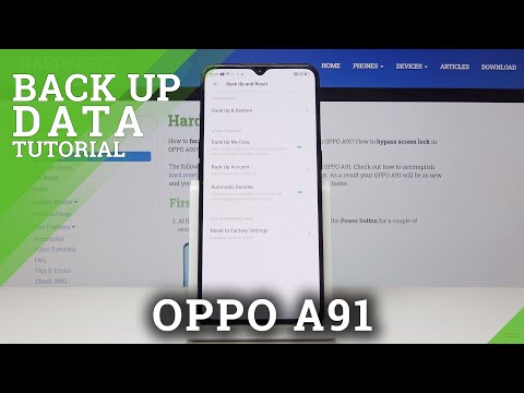 How to Create Google Backup in OPPO A91 – Add Google Backup