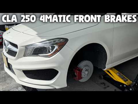 2013 - 2019 Mercedes-Benz CLA Front Brakes Pads And Rotors 4MATIC Sport Package Replacement How To