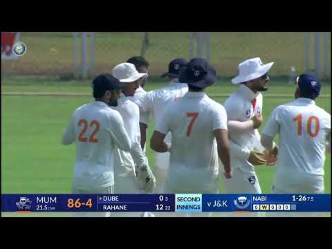 Auqib Nabi's Brilliant Spell Against Mumbai#Ranjitrophy 2025 plz support kro yr