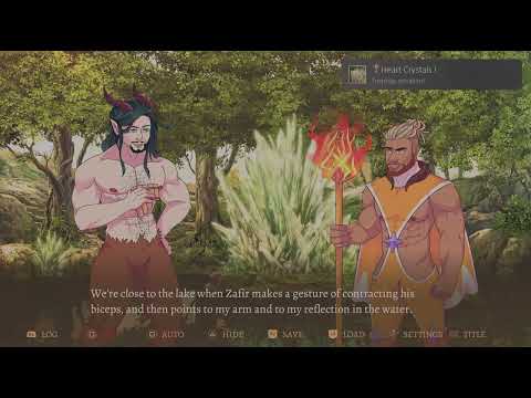 Burning Secrets - A Bara Visual Novel Heart Crystals I