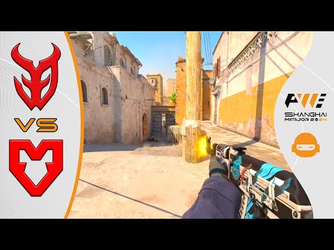 LOSER IS OUT! MOUZ vs 3DMAX - HIGHLIGHTS - PWE CS2 SHANGHAI MAJOR 2024