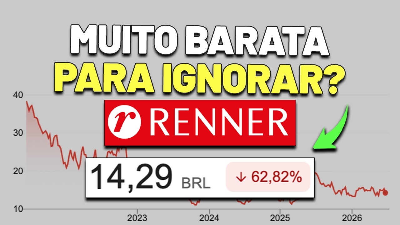 🚨DESABOU 70%: FICOU BARATA PARA APORTAR? LOJAS RENNER (LREN3) com DIVIDENDOS TRIMESTRAIS
