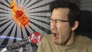 Cover art for Markiplier sings his own outro [Hot Sauce]