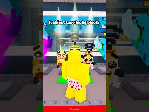 The luckiest taco lucky block in Steal a Brainrot 😱