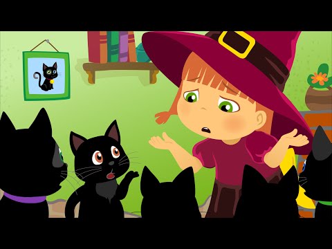 Para onde foi o gato? Uma coleção de desenhos animados de uma hora | A Bruxinha Tatty