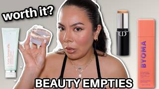I used it ALL Up 👀 Beauty Empties+ Brutally Honest Review