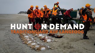 Treibjagd auf der Nordseeinsel von @jagenNRW