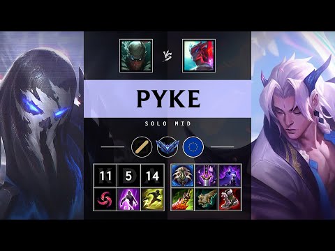 Pyke Mid vs Yone - EUW Diamond Patch 25.16