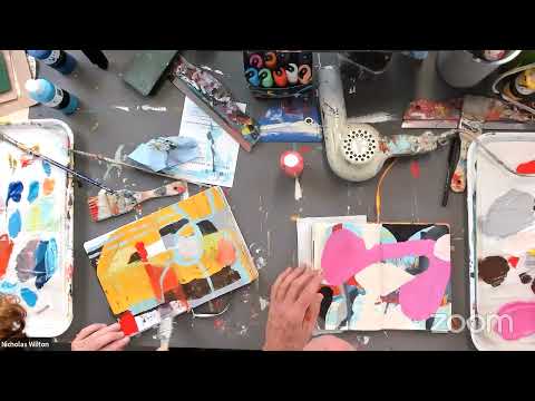 Art Journal Collaboration with Nicholas Wilton & Ann Artz