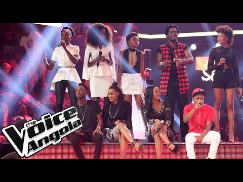 24 talentos cantam &ldquo;Pa&iacute;s Novo&rdquo; / The Voice Angola 2015 / Gala
