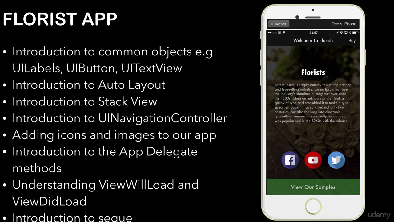 iOS App Development For Beginners - No Swift Skill Required - learn iOS Development
