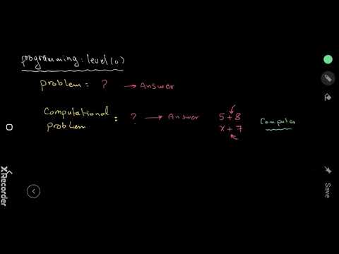 Programming Level 0 Introduction