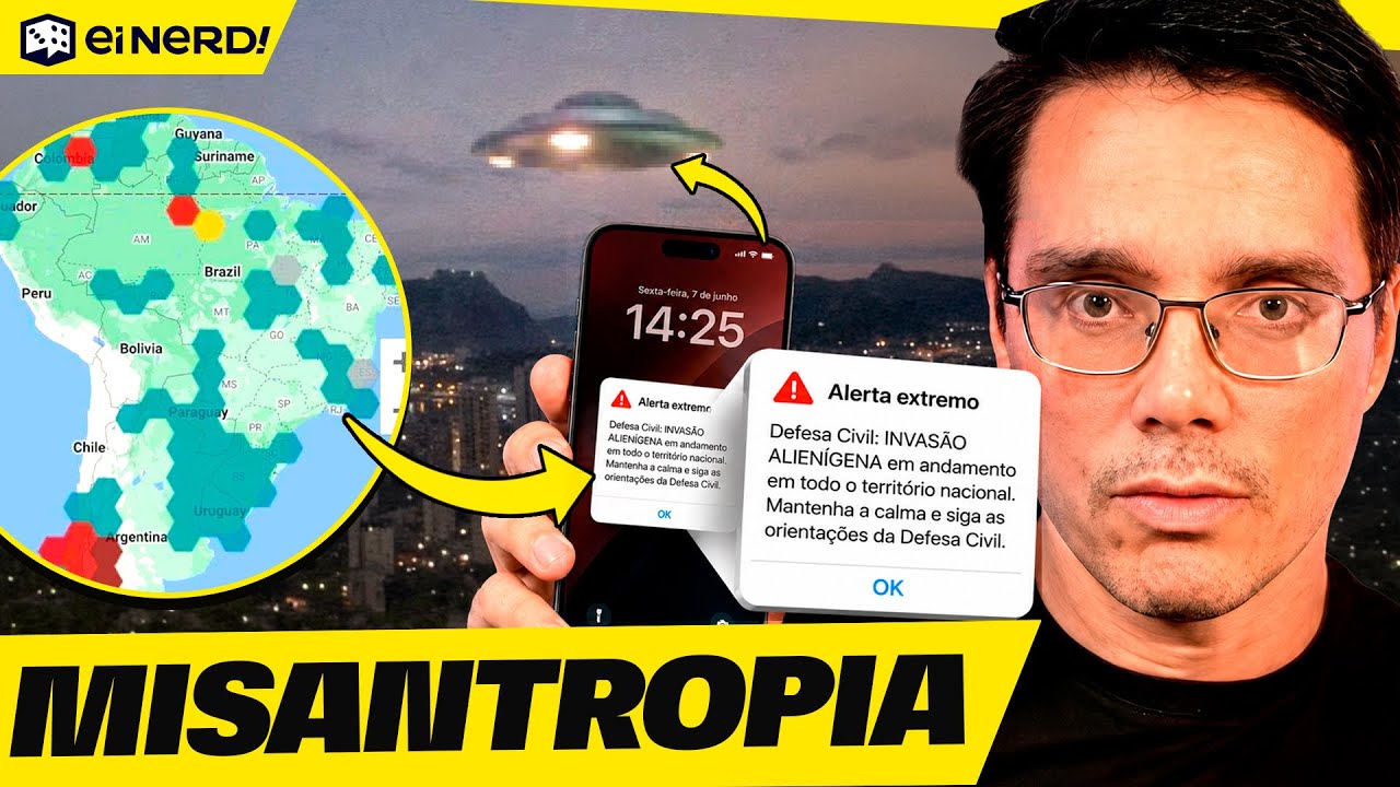 🚨MISANTROPIA - A INVASÃO ALIENÍGENA VAI COMEÇAR NO BRASIL🚨
