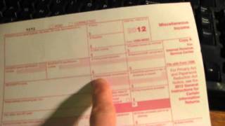 How to fill out an IRS 1099-MISC Tax Form