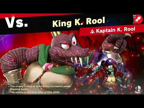 Super Smash Bros Ultimate World of Light: King K. Rool vs Kaptain K. Rool