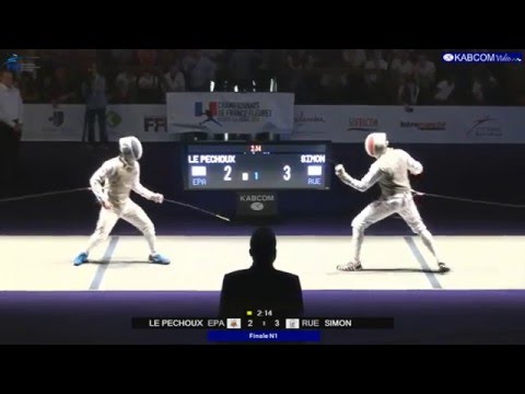FRANCE FLEURET N1 2016 FMI Final Simon RUS vs Le Pechoux EPA